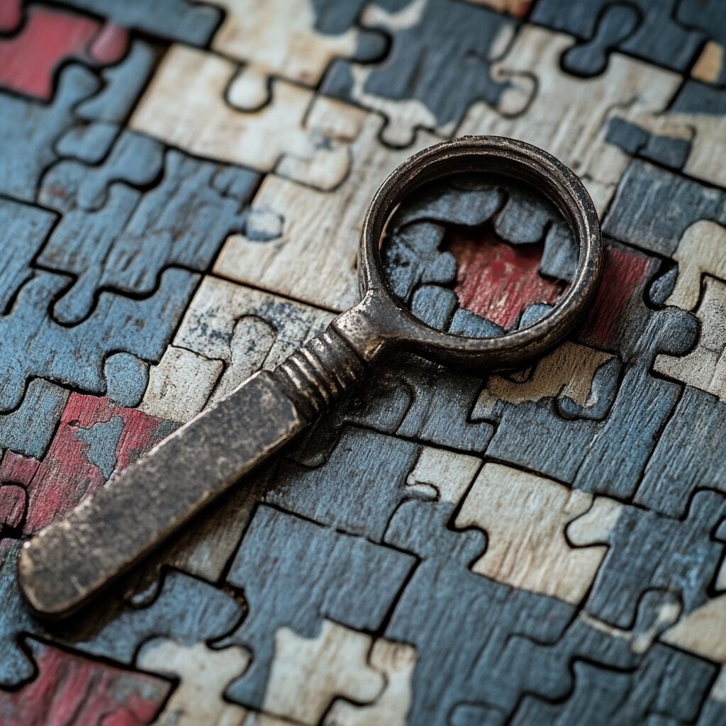 puzzle et loupe