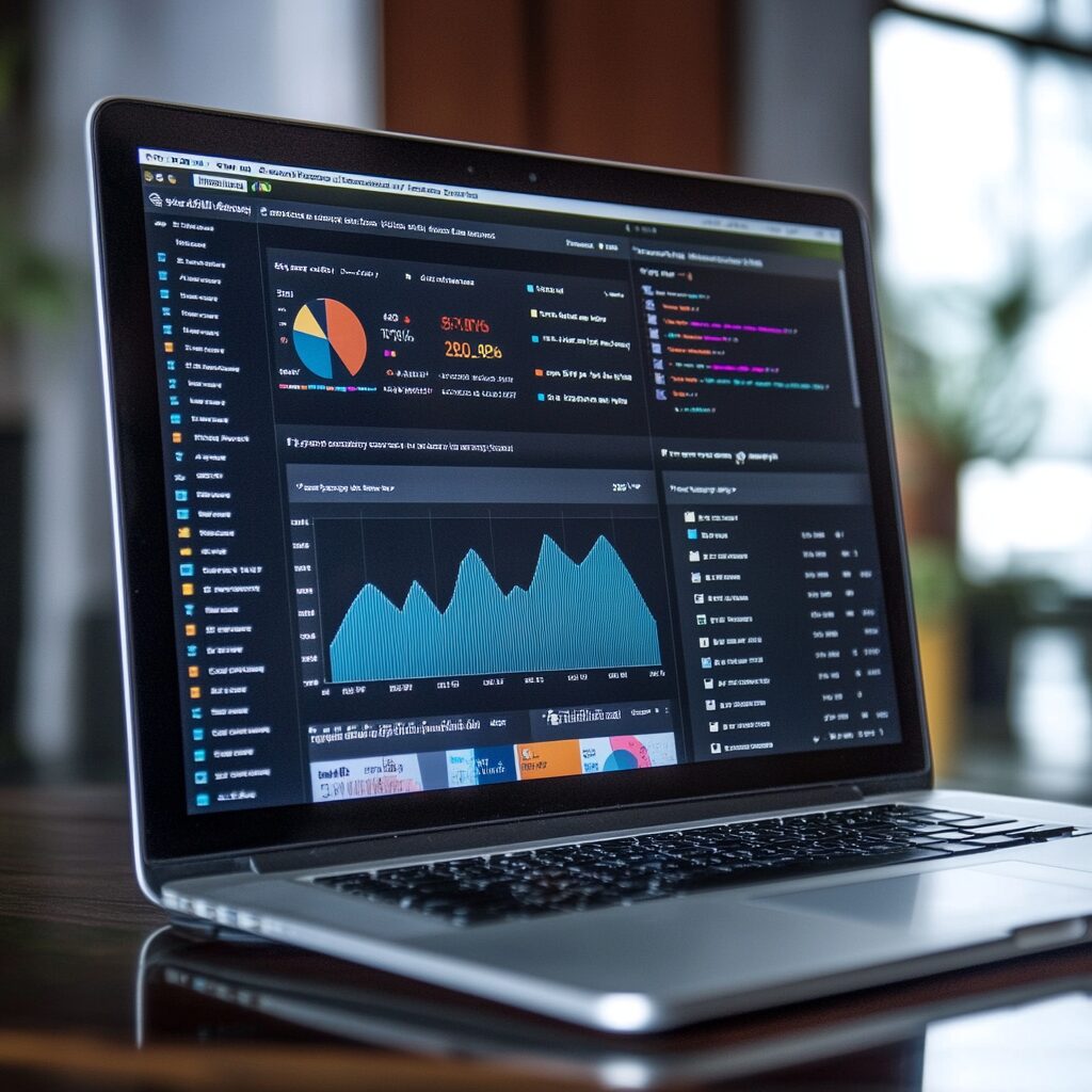 rapport analytique sur ordinateur