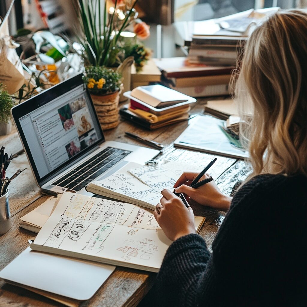planning social post