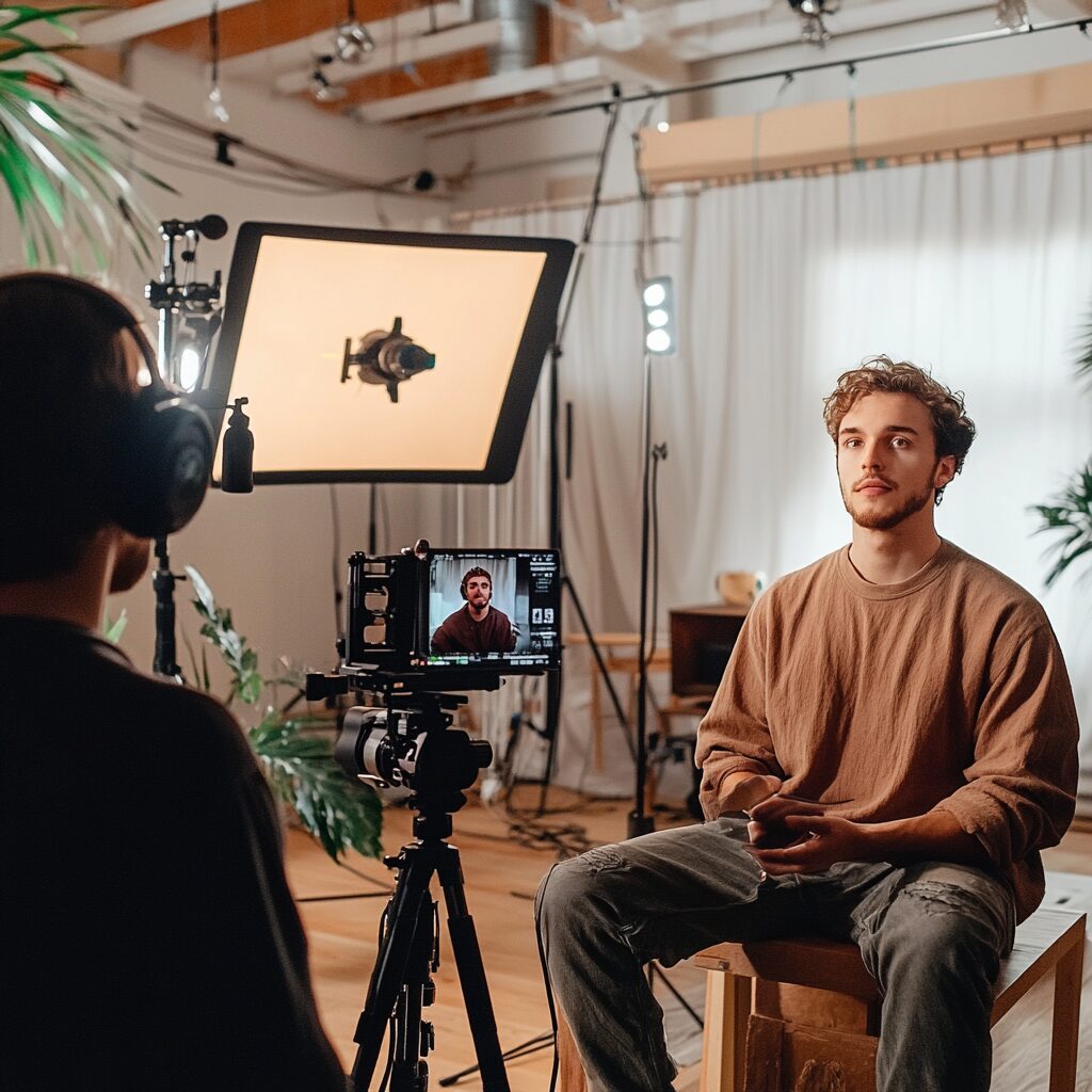 creation video studio homme